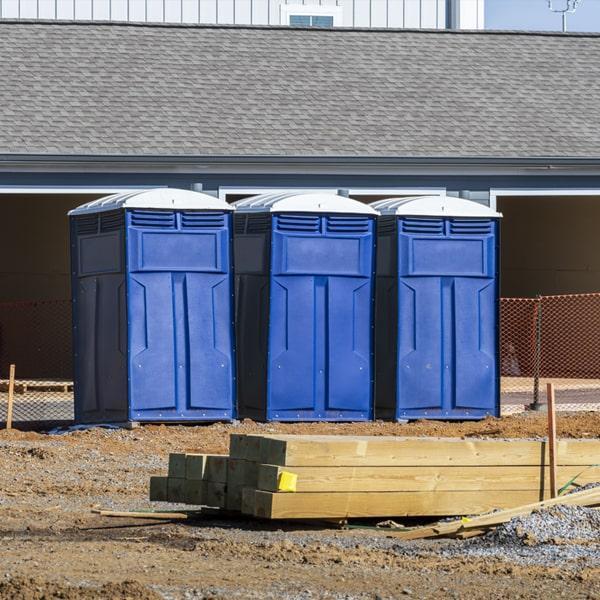 Heavy-duty construction site porta potty in Greensburg, Pennsylvania